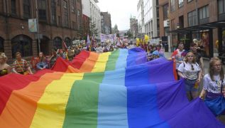 Thousands Line Streets Of Belfast As Pride Parade Returns