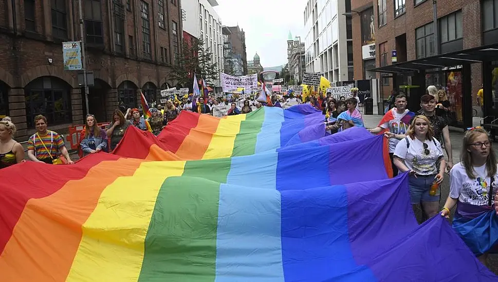 Thousands Line Streets Of Belfast As Pride Parade Returns