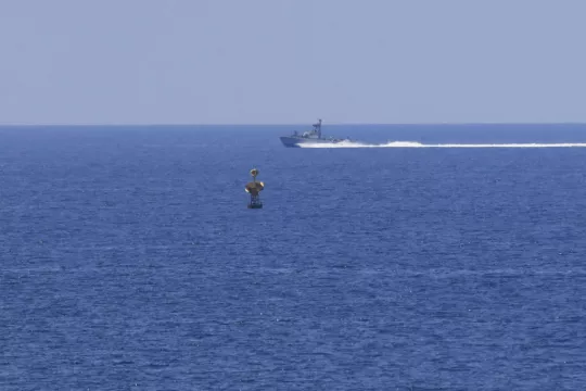 Hezbollah Airs Video Of Israeli Ships In Disputed Gas Field