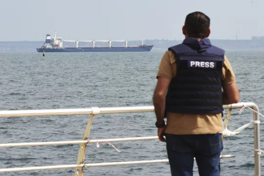 First Grain Ship Leaves Ukrainian Port Of Odesa