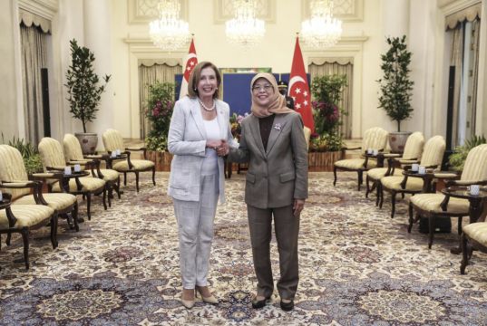 Us Speaker Nancy Pelosi Meets Singapore’s Leaders At Start Of Asia Tour