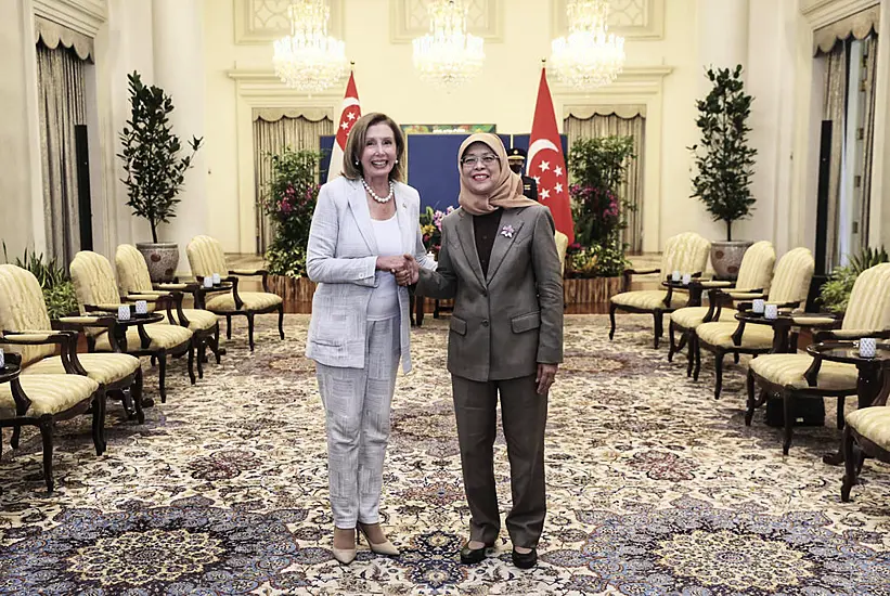 Us Speaker Nancy Pelosi Meets Singapore’s Leaders At Start Of Asia Tour