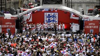 In Pictures: England Celebrate Historic Euro 2022 Victory