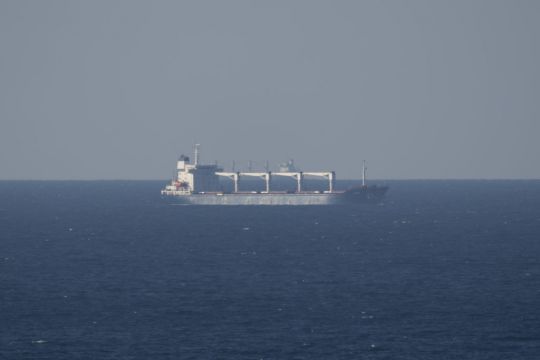 Cargo Ship Carrying Ukrainian Grain Awaits Inspection Off Turkey