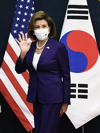 Nancy Pelosi Avoids Public Comment On Taiwan-China Row During South Korea Visit