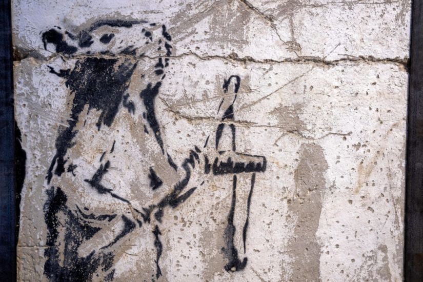 Lost Banksy Painting Created In West Bank Resurfaces In Tel Aviv Gallery