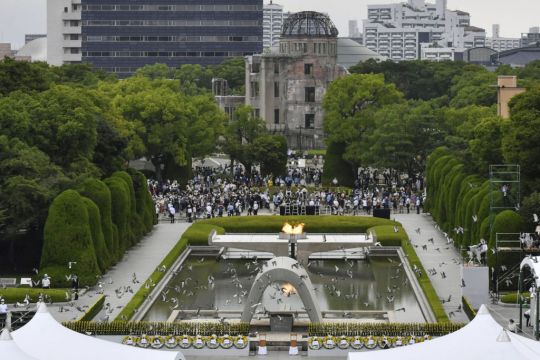 Warnings Over Nuclear Dangers As Hiroshima Marks Anniversary Of Atomic Bombing