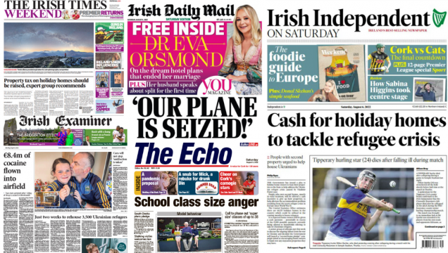 What The Papers Say: Saturday's Front Pages