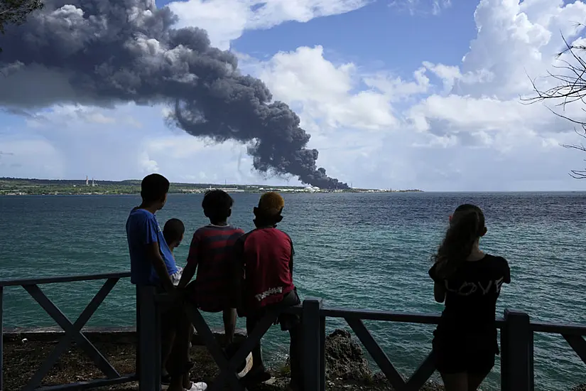 Dozens Injured As Lightning Strike Starts Fire At Cuban Oil Storage Facility