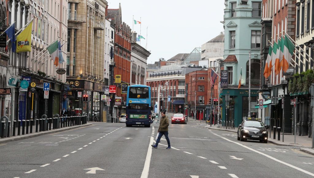 Dublin's Dame Street closed to traffic after road collision