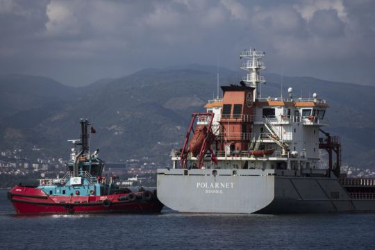 Ship Carrying Grain From Ukraine Arrives In Istanbul