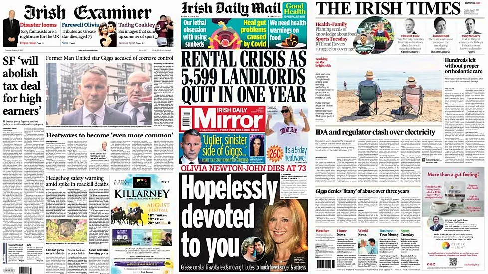 What The Papers Say: Tuesday's Front Pages