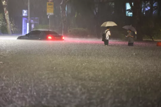 Nine Dead In Seoul After Torrential Rain Turns Streets Into Rivers