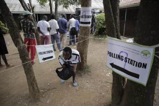 Kenya’s Close Presidential Election Draws Fewer Voters