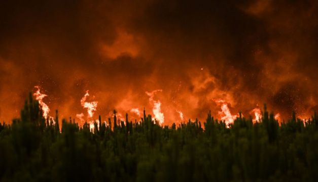 Wildfires Rage In France With Thousands Evacuated From Homes