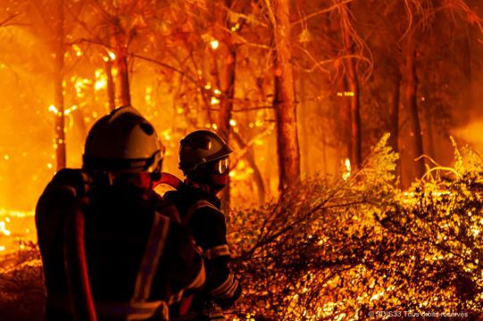 European Firefighters Join Battle To Stop French Wildfires