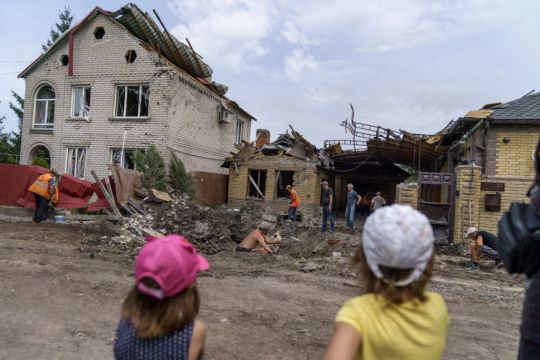 Russia’s Military Pounds Residential Areas Across Ukraine