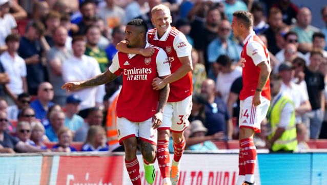 Gabriel Jesus Lifting Arsenal Standards, Says Mikel Arteta After Leicester Win