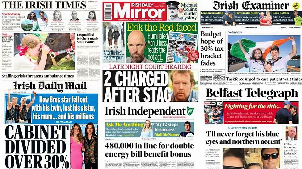 What The Papers Say: Monday's Front Pages