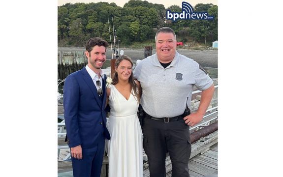 Police Boat Comes To Rescue Of Stranded Groom