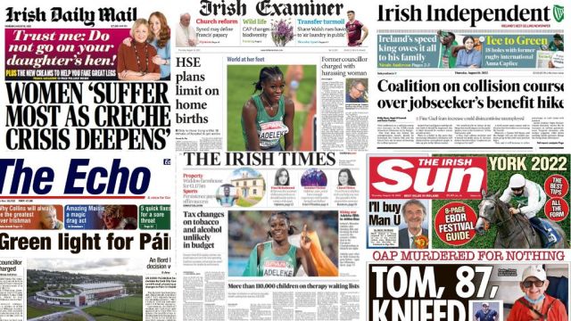 What The Papers Say: Thursday's Front Pages