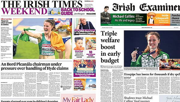 Roscommon Herald — What the papers say: Saturday's front pages - Vimarsana News
