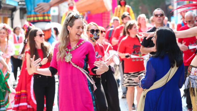 Colour Fills Belfast Streets As City Marks Largest Cultural Diversity Festival