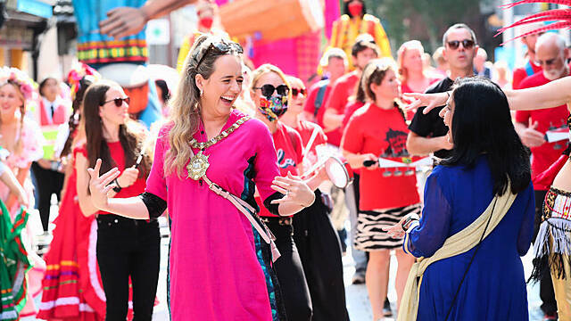 Colour Fills Belfast Streets As City Marks Largest Cultural Diversity Festival