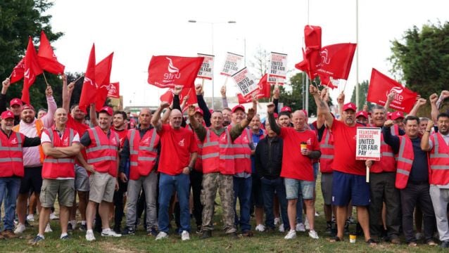 Eight Days Of Strike Action Commences At Uk’s Biggest Port