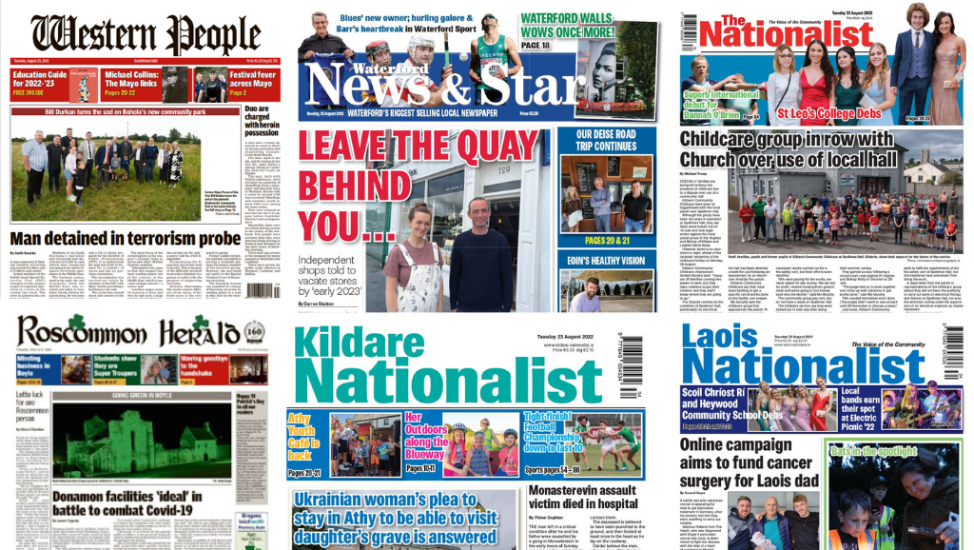 What The Regional Papers Say: Terrorism Funding Probe In Mayo, Man Dies After Kildare Assault