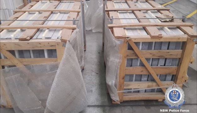 Australian Police Seize Record Haul Of Crystal Meth Hidden In Marble Tiles