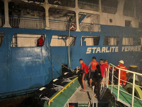 All 85 Passengers And Crew Aboard Burned Ferry Safely Rescued In Philippines