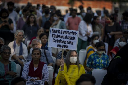 Hundreds Protests Against Release Of 11 Convicted Rapists In India