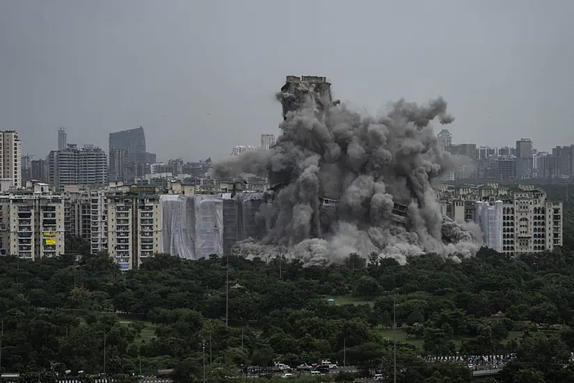 Two High-Rise Blocks In India Demolished For Violating Building Laws