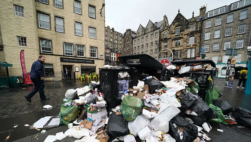 Clean-Up Operation Begins In Edinburgh After Bin Strike Ends