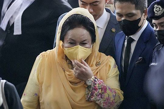 Malaysia’s Ex-First Lady Rosmah Mansor Found Guilty A Week After Husband Jailed