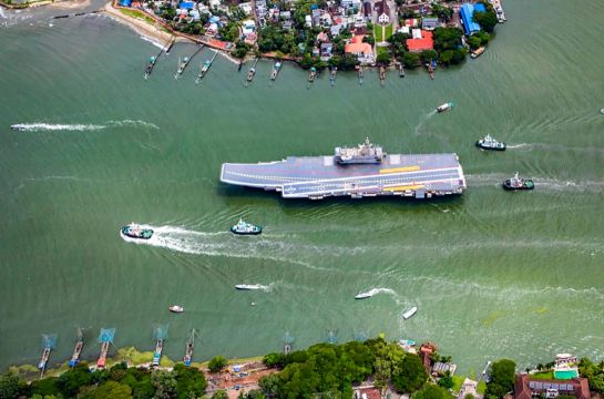 India Launches New Aircraft Carrier As China Concerns Grow