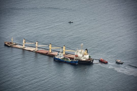 Fuel Still Leaking From Stricken Ship, Gibraltar Says