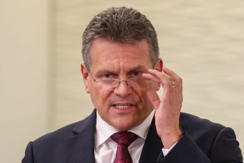 Maros Sefcovic: Uk's Protocol Bill Is Damaging Trust And Respect With Eu