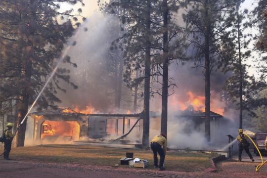 Thousands Flee As Wildfire Rages Through Northern California