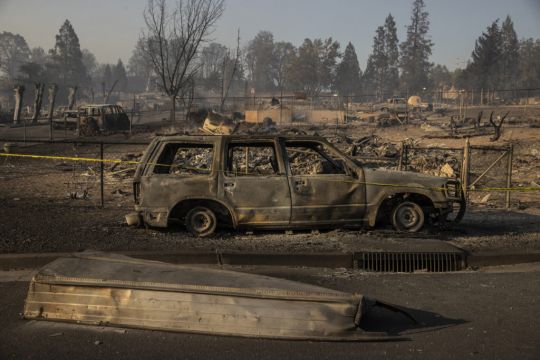 Firefighters Working To Contain Blaze In Northern California