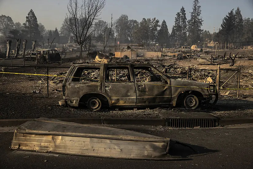 Firefighters Working To Contain Blaze In Northern California