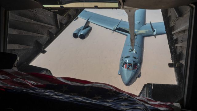 Us B-52 Bombers Fly Over Middle East Amid Tensions With Iran