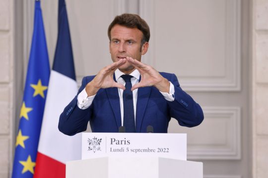 Macron Urges French To Save Energy And Seeks 10% Drop In Use