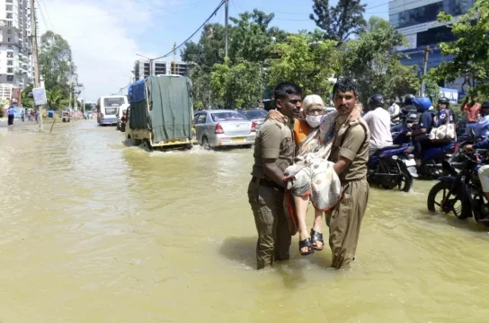 Floods In Southern India After Days Of Torrential Rain
