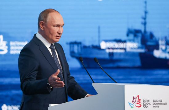 Putin Mocks The West And Says Russia Will Press On In Ukraine