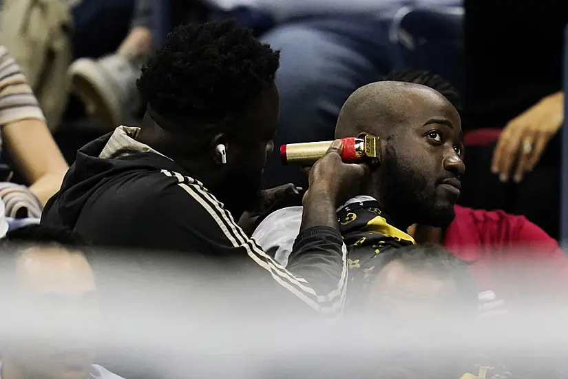 Fans Removed From Us Open For Having A Haircut In The Stands