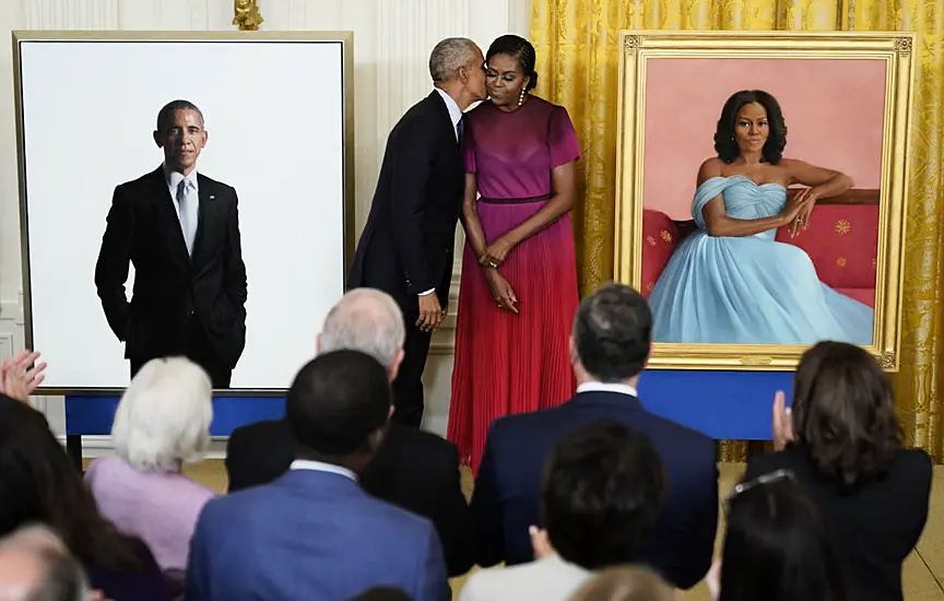 Obamas Unveil Their White House Portraits