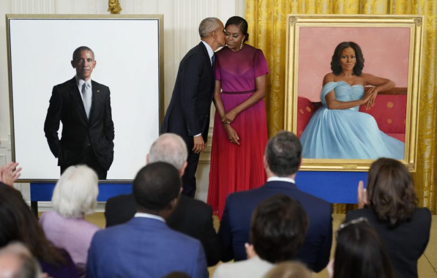 Obamas Unveil Their White House Portraits