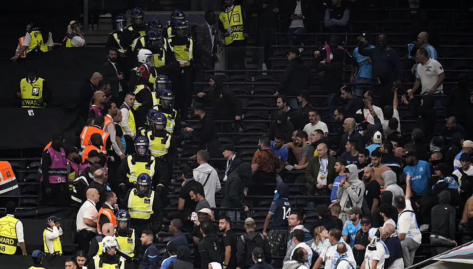 Police Arrest Five After Crowd Trouble Follows Tottenham’s Win Over Marseille